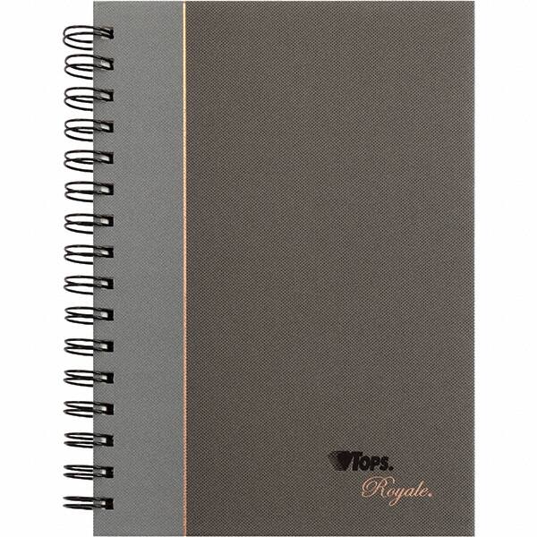 TOPS - 96 Sheet, 5-1/4 x 8 1/4", Legal/Wide (Style) Business Notebook - Black & Gray - Benchmark Tooling