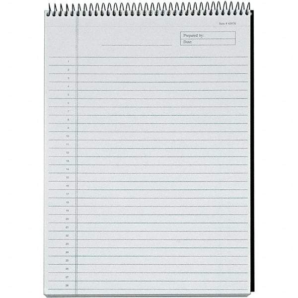 TOPS - 60 Sheet, 8-1/2 x 11-3/4", Legal/Wide (Style) Planning Pad - Black - Benchmark Tooling