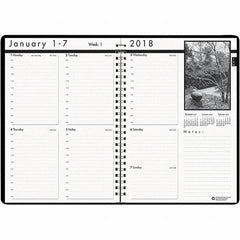 House of Doolittle - 104 Sheet, 8-1/2 x 11", Weekly Planner - Black - Benchmark Tooling