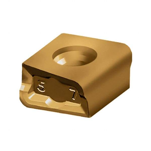 Walter - LNHU080304 F57T Grade WKP35G Carbide Milling Insert - TiAlN/TiN Finish, 3.5mm Thick, 0.4mm Corner Radius - Benchmark Tooling