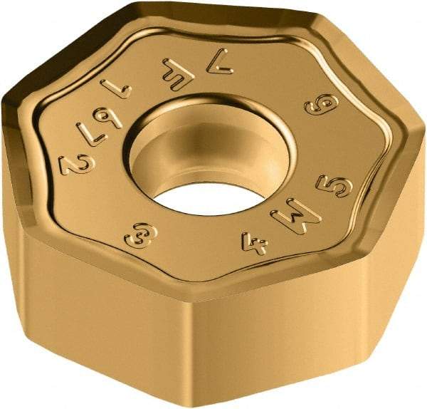 Walter - XNMU0705 F67 Grade WSM35S Carbide Milling Insert - TiAlN/Al2O3 Finish, 4.6mm Thick, 14.5mm Inscribed Circle, 0.8mm Corner Radius - Benchmark Tooling