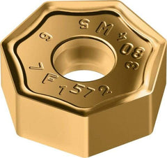 Walter - XNMU0705 F57 Grade WSM35S Carbide Milling Insert - TiAlN/Al2O3 Finish, 4.6mm Thick, 14.5mm Inscribed Circle, 0.8mm Corner Radius - Benchmark Tooling