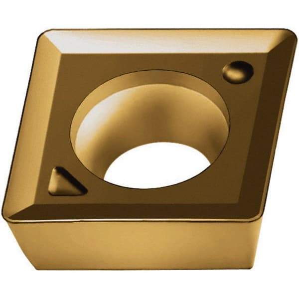 Walter - MPMX0803 F57 Grade WKP35G Carbide Milling Insert - TiAlN/TiN Finish, 1/8" Thick, 8mm Inscribed Circle, 0.5mm Corner Radius - Benchmark Tooling