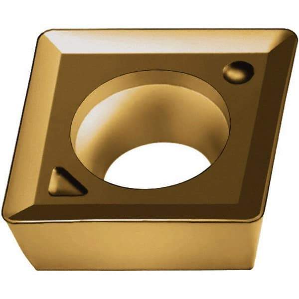 Walter - MPMT1204 F57 Grade WKP35G Carbide Milling Insert - TiAlN/TiN Finish, 4.76mm Thick, 12mm Inscribed Circle, 0.8mm Corner Radius - Benchmark Tooling