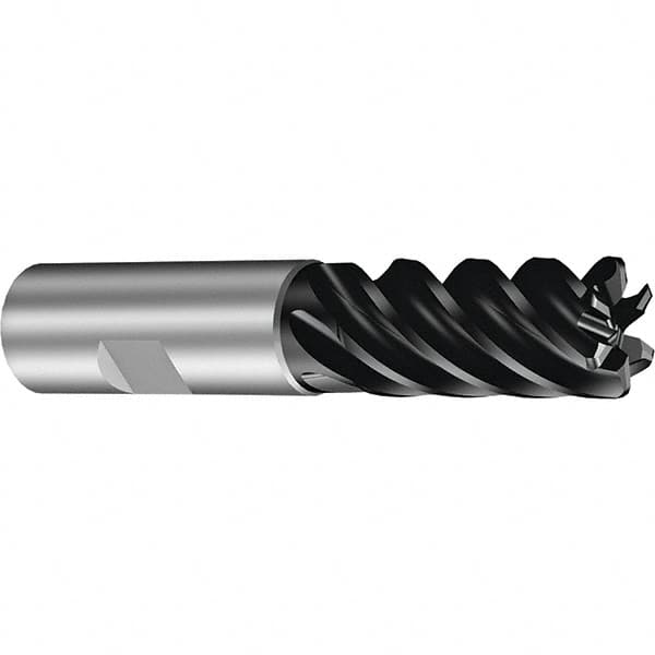 Sandvik Coromant - 20mm, 6 Flute, Solid Carbide, 3mm Corner Chamfer End Mill - 42° Helix, 42mm LOC - Benchmark Tooling