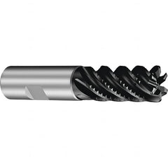 Sandvik Coromant - 16mm, 6 Flute, Solid Carbide, 3mm Corner Chamfer End Mill - 42° Helix, 34mm LOC - Benchmark Tooling