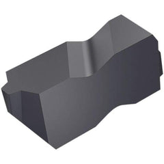 Iscar - FLAS3R Grade IC908, External Partial Topping Stub Acme Threading Insert - 6 TPI Ext Pitch, Right Hand Insert, TiAlN Finish, Carbide - Benchmark Tooling
