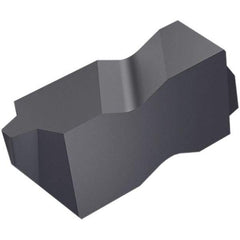 Iscar - FLA3 Grade IC908, Internal Partial Topping Acme Threading Insert - 14 TPI Int Pitch, Left Hand Insert, TiAlN Finish, Carbide - Benchmark Tooling