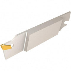 Iscar - 1.9 to 2.5mm Groove Width, Left Hand Cut, DGFHL Indexable Grooving Blade - DGN-P, DGN-UT/UA, DGN-WP, DGN-Z, DGN/DGNC/DGNM-C, DGN/DGNM-J/JS/JT, DGR/L-C, DGR/L-Z/ZS, DGRC/LC-C Insert Style, Series Do-Grip - Benchmark Tooling