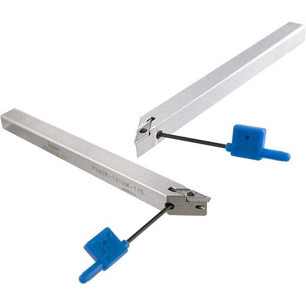 Iscar - PVAC, Right Hand Cut, 5/8" Shank Height x 5/8" Shank Width, Neutral Rake Indexable Turning Toolholder - 5.905" OAL, VC.T 22.. Insert Compatibility, Series Isoturn - Benchmark Tooling