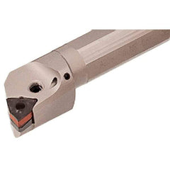 Iscar - 2.126" Min Bore Diam, 12" OAL, 1-1/4" Shank Diam, A-PWLN Indexable Boring Bar - WNMX 0807.. Insert, Clamp Holding Method - Benchmark Tooling