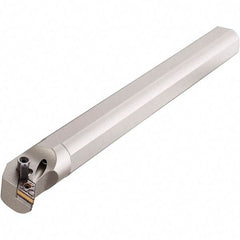 Iscar - 1-1/4" Min Bore Diam, 10" OAL, 1" Shank Diam, A-MDUN Indexable Boring Bar - 1.58" Max Bore Depth, DNMG 33.. Insert, Clamp Holding Method - Benchmark Tooling