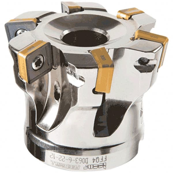 Iscar - Indexable High-Feed Face Mills Cutting Diameter (Decimal Inch): 1.692 Cutting Diameter (mm): 43 - Benchmark Tooling