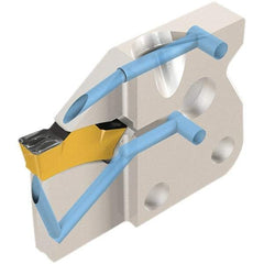 Iscar - MT-W-MM Grade IC908 Carbide Thread Milling Tip Insert - TiAlN Finish, 6 Flutes, 20mm Cutting Diam, 14.6" Depth of Cut, 21mm Extension - Benchmark Tooling