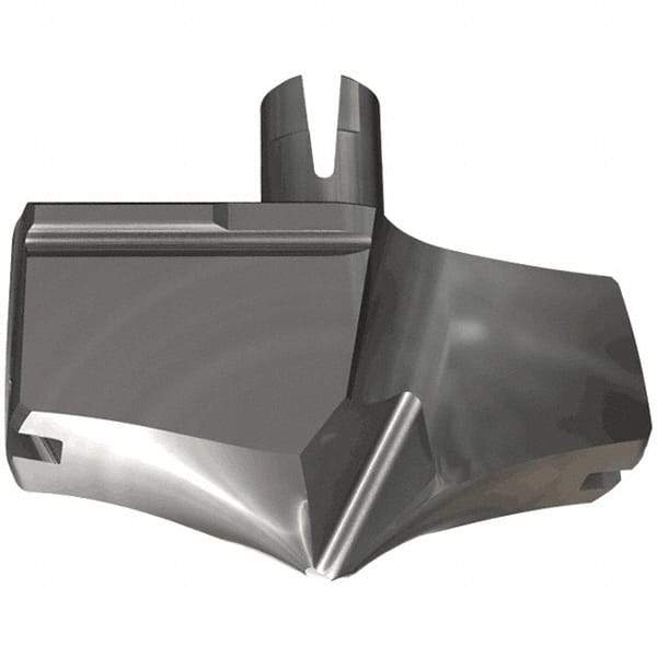 Iscar - Series HFP-IQ, 36.4mm Diam Grade IC908 Replaceable Drill Tip - Carbide, TiAlN/TiN Finish, 36 Seat Size - Benchmark Tooling