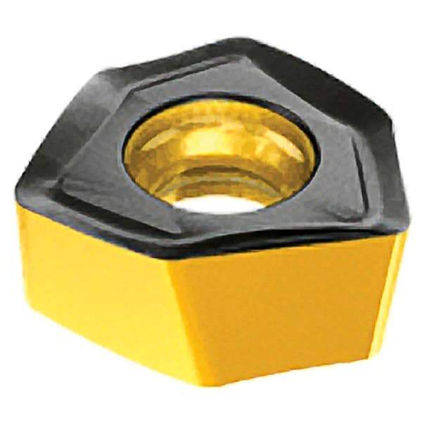 Iscar - H600 WXCU080612 HP Grade IC882 Carbide Milling Insert - TiAlN/TiN Finish, 6.8mm Thick, 13.65mm Inscribed Circle, 1.2mm Corner Radius - Benchmark Tooling