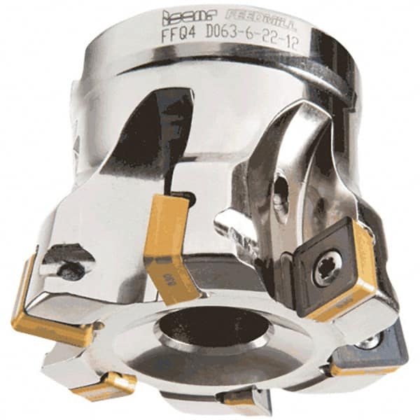 Iscar - Indexable High-Feed Face Mills Cutting Diameter (Decimal Inch): 0.708 Cutting Diameter (mm): 18 - Benchmark Tooling