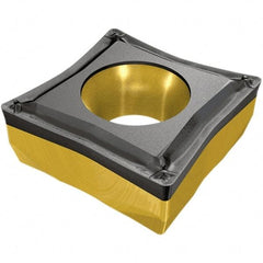 Iscar - SCMT100508 SM Grade IC8150 Carbide Turning Insert - TiCN/Al2O3 Finish, 90° Square, 3/8" Inscr Circle, 5mm Thick, 1/32" Corner Radius - Benchmark Tooling