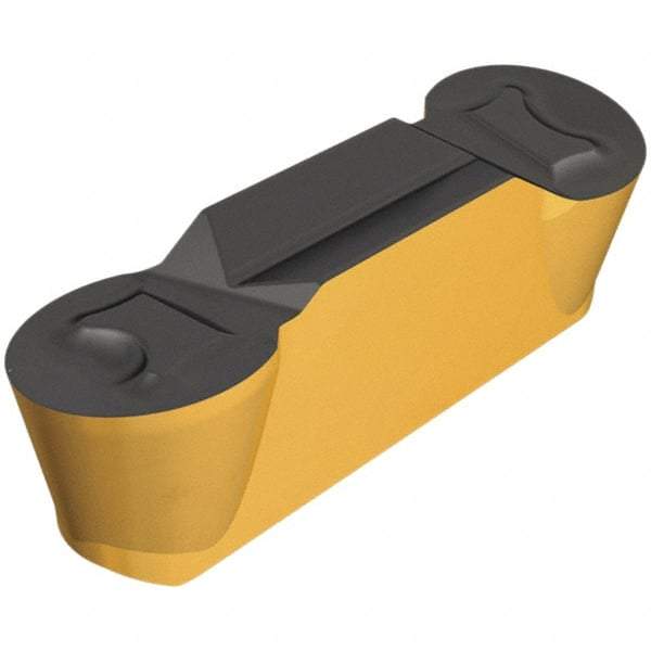 Iscar - 6030HFPL Grade IC806, 6mm Cutting Width Carbide Grooving Insert - 3mm Max Depth of Cut, Left Hand, 3mm Corner Radius, AlTiN Finish - Benchmark Tooling