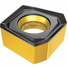 Iscar - S845 SNHU1305 MM Grade IC5500 Carbide Milling Insert - Al2O3 Finish, 6.2mm Thick, 0.8mm Corner Radius - Benchmark Tooling