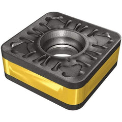 Iscar - SOMG190624 R3P-IQ Grade IC8250 Carbide Turning Insert - TiCN/Al2O3/TiN Finish, 90° Square, 3/4" Inscr Circle, 1/4" Thick, 3/32" Corner Radius - Benchmark Tooling