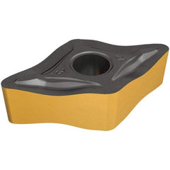 Iscar - DNMX444 Grade IC8150 Carbide Turning Insert - TiCN/Al2O3/TiN Finish, 55° Diamond, 1/2" Inscr Circle, 1/4" Thick, 1.6mm Corner Radius - Benchmark Tooling