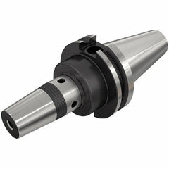 Iscar - 40mm Shank Diam, 5/8" Hole Diam, CAT40 Taper Shank Shrink Fit Tool Holder & Adapter - 3-3/4" Projection, 1.968" Clamping Depth - Exact Industrial Supply