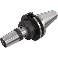Iscar - 40mm Shank Diam, 3/8" Hole Diam, CAT40 Taper Shank Shrink Fit Tool Holder & Adapter - 3-3/4" Projection, 1.653" Clamping Depth - Exact Industrial Supply