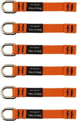 Ergodyne - 4-1/2" Tool Tether - Sealing Tape Connection, 5" Extended Length, Orange - Benchmark Tooling