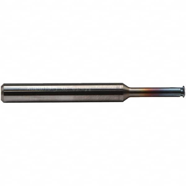 Emuge - 32 Max TPI, Internal Single Profile Thread Mill - 0.492" Cut Diam, 3/16" Shank Diam, 3 Flute, 1-3/4" OAL, TiCN Finish - Exact Industrial Supply