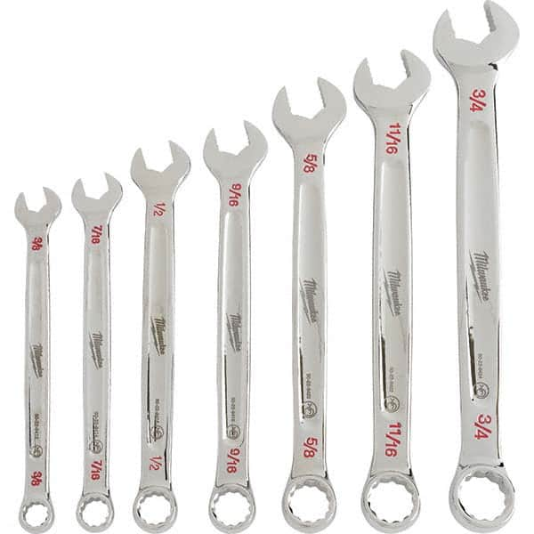 Milwaukee Tool - Wrench Sets Tool Type: Combination Wrench System of Measurement: Inch - Benchmark Tooling