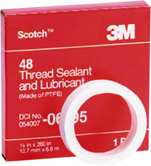 3M - 1" Wide x 520" Long General Purpose Pipe Repair Tape - 3 mil Thick, -450 to 500°F, White - Benchmark Tooling