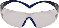 3M - Indoor/Outdoor Gray Lenses, Frameless Safety Glasses - Anti-Fog, Blue/Gray Frame, Size Universal, Wrap Around - Benchmark Tooling