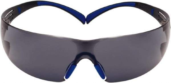 3M - Brown Lenses, Frameless Safety Glasses - Anti-Fog, Brown, Black Frame, Size Universal, Wrap Around - Benchmark Tooling