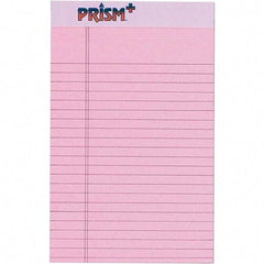 TOPS - 50 Sheet, 5 x 8", Narrow Legal Pad - Pastel Pink - Benchmark Tooling