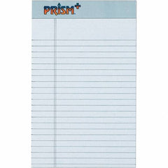 TOPS - 50 Sheet, 5 x 8", Narrow Legal Pad - Pastel Gray - Benchmark Tooling