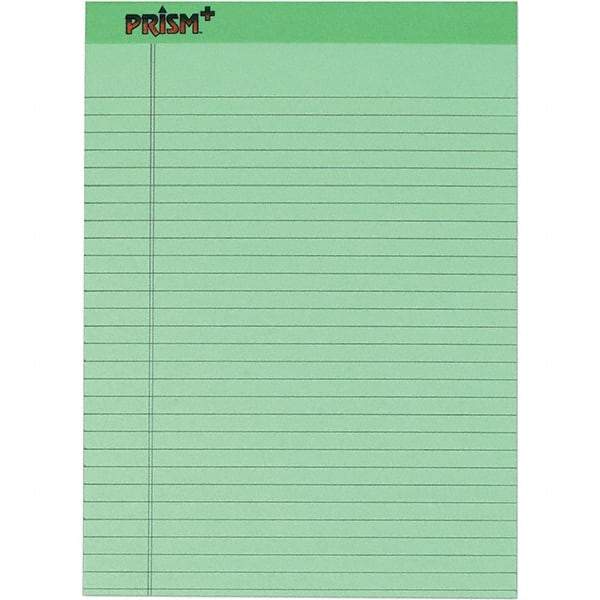 TOPS - 50 Sheet, 8-1/2 x 11-3/4", Legal/Wide (Style) Legal Pad - Pastel Green - Benchmark Tooling