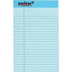 TOPS - 50 Sheet, 5 x 8", Narrow Legal Pad - Pastel Blue - Benchmark Tooling