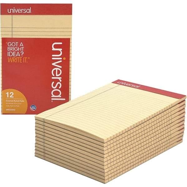 UNIVERSAL - 50 Sheet, 5 x 8", Narrow Note Pad - Ivory - Benchmark Tooling