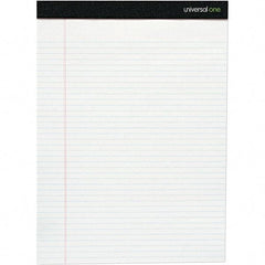 Universal One - 50 Sheet, 8-1/2 x 11-3/4", Legal/Wide (Style) Writing Pad - White - Benchmark Tooling