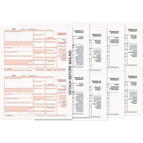 TOPS - 24 Sheet, 8-1/2 x 11", Form - White - Benchmark Tooling