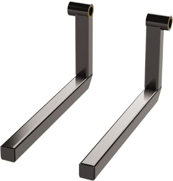 Valley Craft - 2" Wide x 2" High x 18-3/4" Deep, 10" Wheel Diam Hand Truck Transmission Fork - 800 Lb Load Capacity - Benchmark Tooling