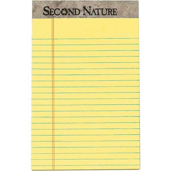 TOPS - 50 Sheet, 5 x 8", Narrow Writing Pad - Canary - Benchmark Tooling