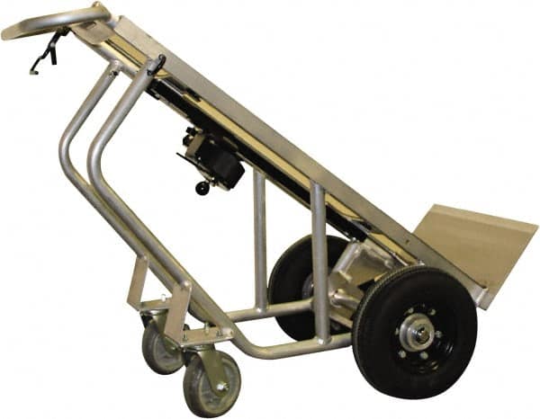 Valley Craft - 1,000 Lb Capacity 32" OAH Hand Truck - Loop Handle, Steel, Pneumatic Wheels - Benchmark Tooling