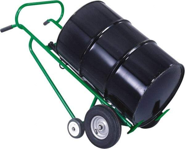 Valley Craft - 1,000 Lb Load Capacity, 30 & 55 Gal Drum Hand Truck - For 30 Gal & 55 Gal Drums - Benchmark Tooling