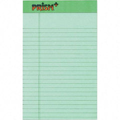 TOPS - 50 Sheet, 5 x 8", Narrow Legal Pad - Pastel Green - Benchmark Tooling