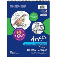 Pacon - 30 Sheet, 9 x 12", Sketch - White - Benchmark Tooling