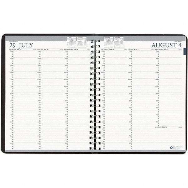 House of Doolittle - 112 Sheet, 8-1/2 x 11", Weekly Planner - Black - Benchmark Tooling