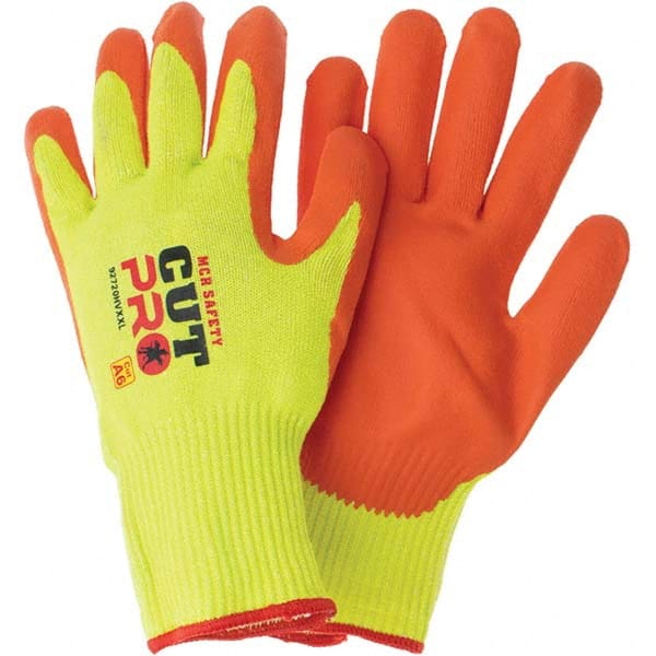 MCR Safety - Size 2XL, ANSI Cut Lvl A6, Puncture Lvl 4, Abrasion Lvl 6, Nitrile Coated Synthetic Cut Resistant Gloves - Exact Industrial Supply