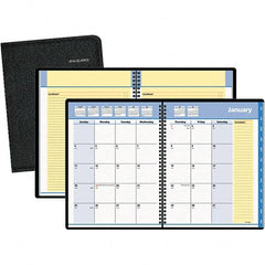 AT-A-GLANCE - 24 Sheet, 6-7/8 x 8-3/4", Monthly Planner - Black - Benchmark Tooling